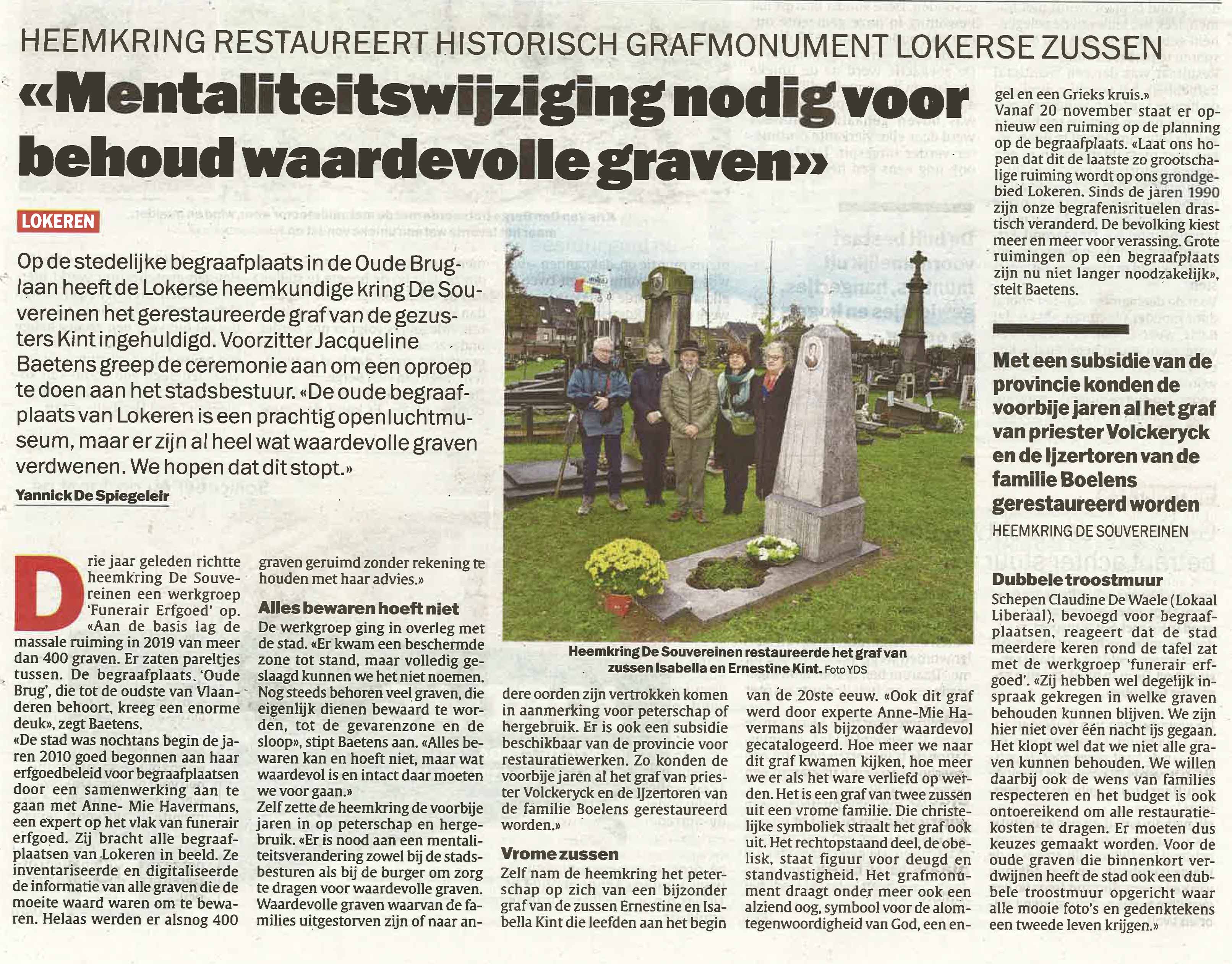 20231102 HLN Inhuldiging graf Zussen Kint web