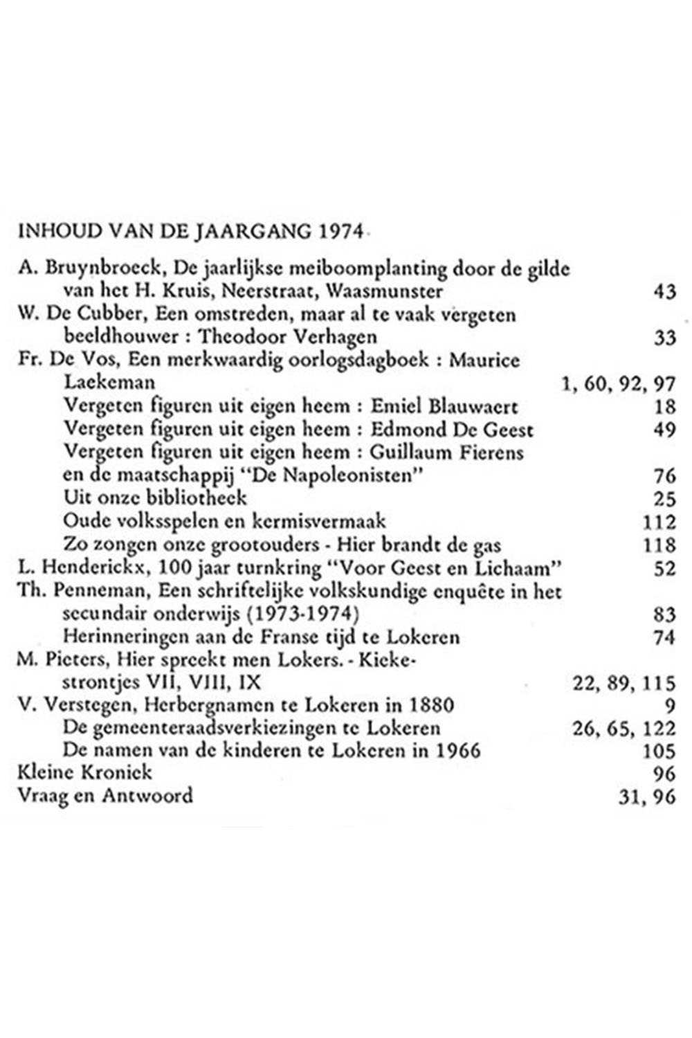 tijdschrift1974 0inhoud