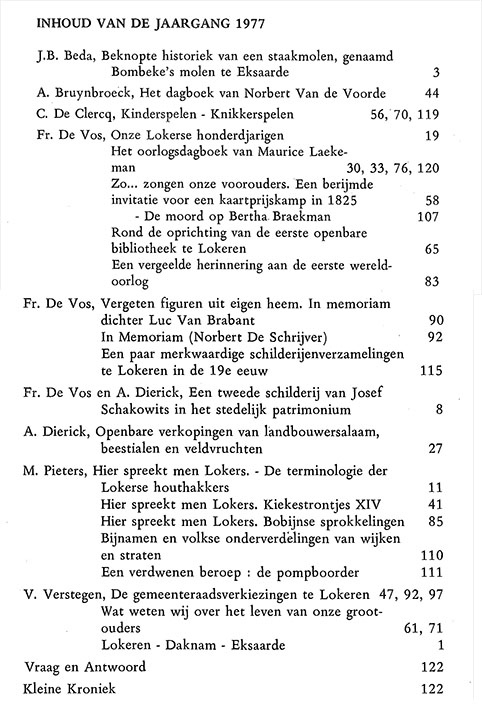 tijdschrift1977 0inhoud