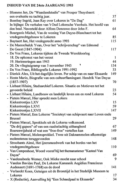 tijdschrift1993 0inhoud