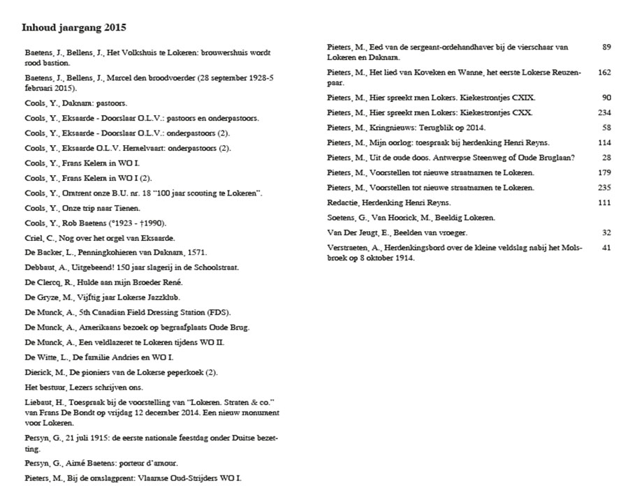 tijdschrift2015 0inhoud